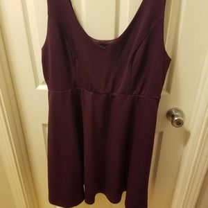 Torrid Maroon midi dress